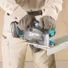 Makita DCS552RTJ kaasaskantav ketassaag 13,6 cm must, piparmündivärvi 3600 p/min