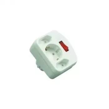 REV kombiadapter 2+1 kokkupandav