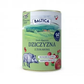 BALTICA regionaalsed maitsed Hirveliha jõhvikatega - märg koeratoit - 400g