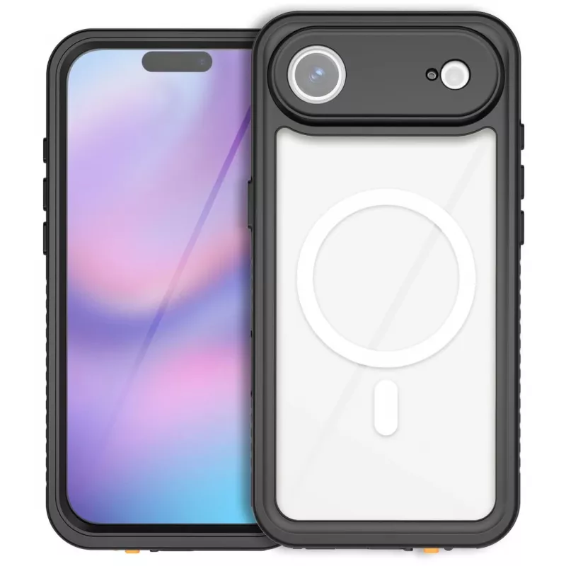 4smarts'i kate iPhone 17 Airile 16,8 cm Must Läbipaistev