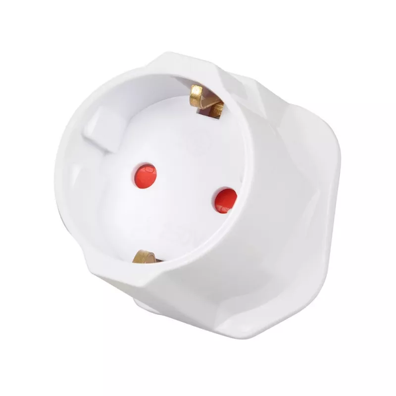 Toiteadapter IBOX iaukeu vahetatavate UK (tüüp G) ja EL-i (tüüp E) pistikutega, 100–240V 50/60Hz, 7,5 A, valge