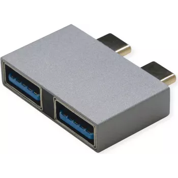 ROLINE USB3.2Gen1 Adptr. 2x C - A ST/BU - Adapter - digitaalne/andmed (12.03.2947)