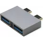 ROLINE USB3.2Gen1 Adptr. 2x C - A ST/BU - Adapter - digitaalne/andmed (12.03.2947)