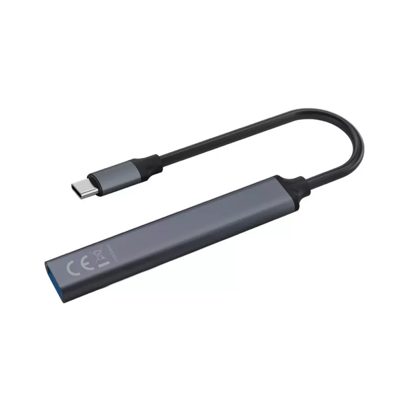 USB 3.0 4-pordiline liidesejaotur SAVIO AK-71 USB-C-hostiga, 5000 Mbit/s, 2-aastane garantii