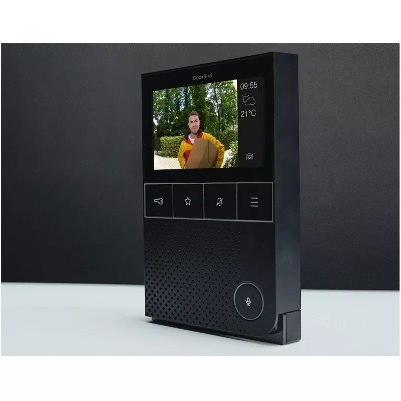 IP-videosisetelefon DoorBird A1101 Must Edition — uksejaam IP-videovalvesüsteemidele (mudel A1101)