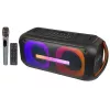 Portable mono Bluetooth speaker BLOW 30-392# — 6000 mAh aku, 6.5 W RMS, Bluetooth 5.0, MicroSD, AUX, Micro-USB, 2 kõlarit, must
