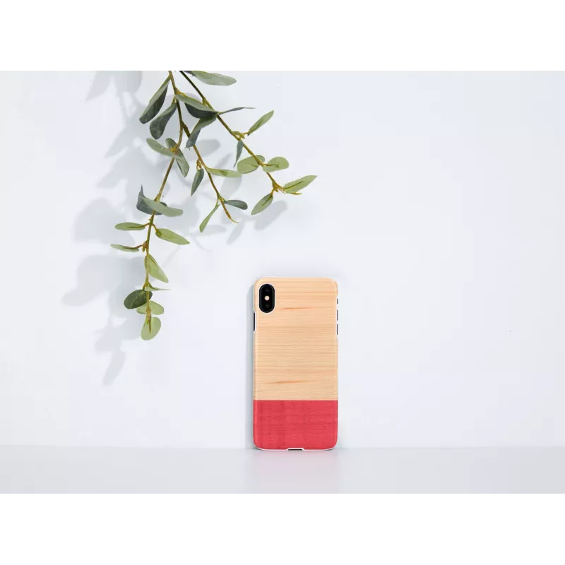 man and wood nutitelefoni ümbris iPhone XS Max jaoks — valge miss match