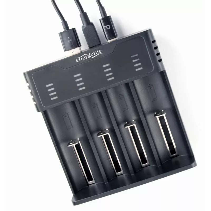 Akulaadija Gembird BC-USB-02 USB liitiumioon NiCd NiMH