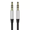 Baseus Yiven Audio kaabel kaabel 3.5 male Audio M30 1.5M Hõbedane+ Must