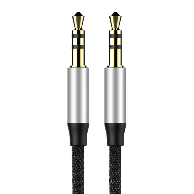 Baseus Yiven Audio kaabel kaabel 3.5 male Audio M30 1.5M Hõbedane+ Must
