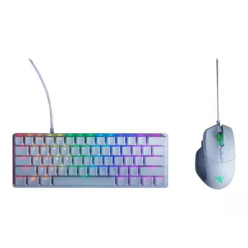 Mehaaniline mänguriklaviatuur Razer Huntsman Mini 60% valge USB QWERTY US International optilised lülitid