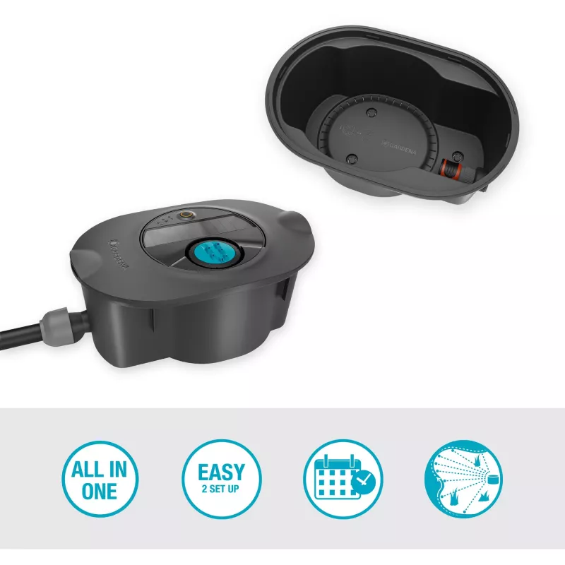 Gardena AquaPrecise Ringveesprinkler Must Roheline 1 tk