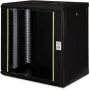 Seinale kinnitatav rack Digitus DN-19 12-U-SW