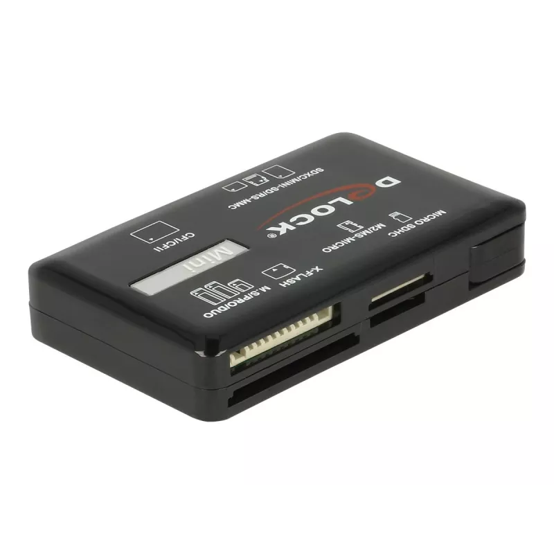 DeLOCK SuperSpeed USB-kaardilugeja CF SD Micro SD MS M2 xD 5 Gbps