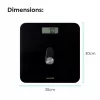 Digitaalne vannitoakaal Salter 9224 BK3RFEU16 Eco Power must