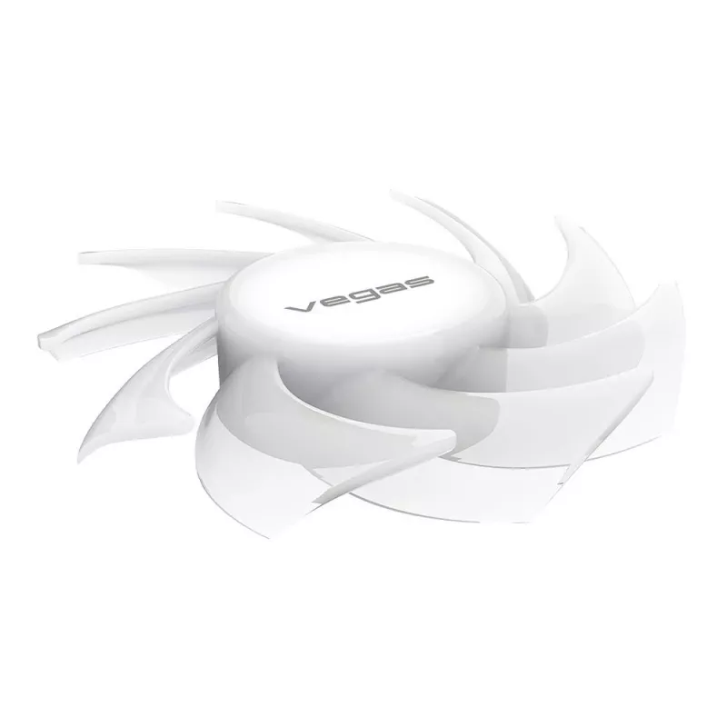 AKASA VEGAS A12 120 mm ARGB korpuseventilaator - valge