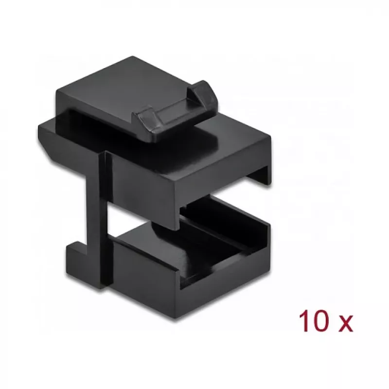 Keystone-kate DeLOCK 86806 must kiudoptilistele adapteritele 10 tk
