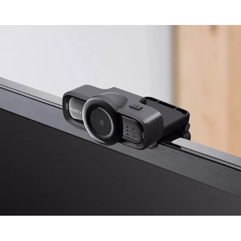 Veebikaamera AUKEY PC-LM3 2 MP 1920 x 1080 pikslit USB 2.0 Must