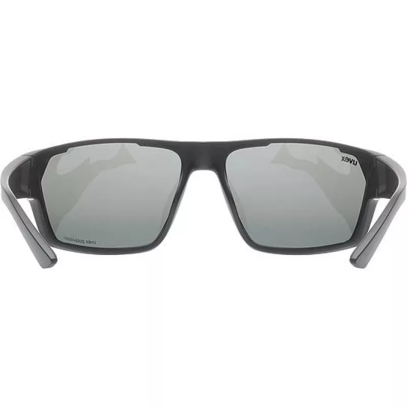 Polariseeritud päikeseprillid Uvex Sportstyle 233 P - must matt/litemirror hõbe