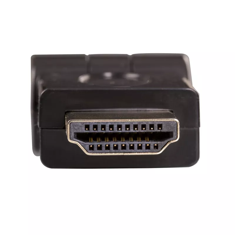 Akyga AK-AD-40 HDMI (M) - HDMI (F) 180° pööratava nurgaga adapter, must