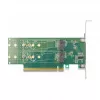 DeLOCK PCI Express 4.0 x16 kaart 4-le sisemisele NVMe M.2 Key M 110 mm pesale