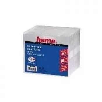 Hama CD õhuke Pack 4, pakendis 10, 4 plaati, läbipaistev