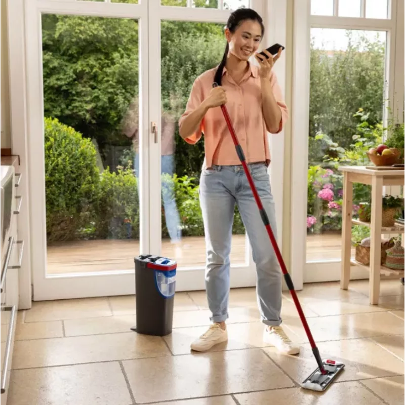 Mop VILEDA Microfibre 1200 ml märg, 360° pöörlev pea, 140,5 cm vars, eemaldatav masinpestav pea