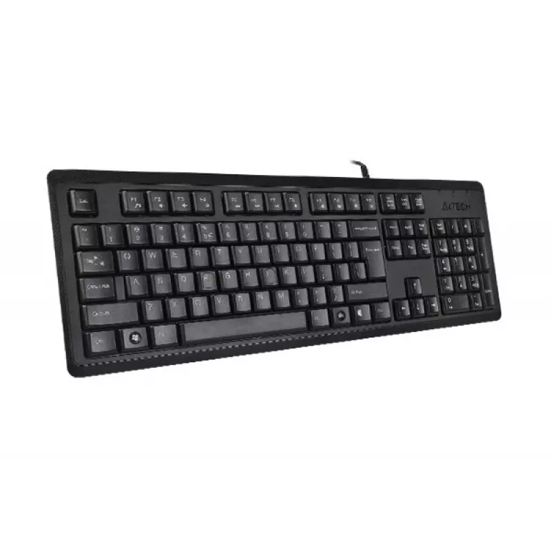 A4Tech KR-92 klaviatuur universaalne USB QWERTY inglise must