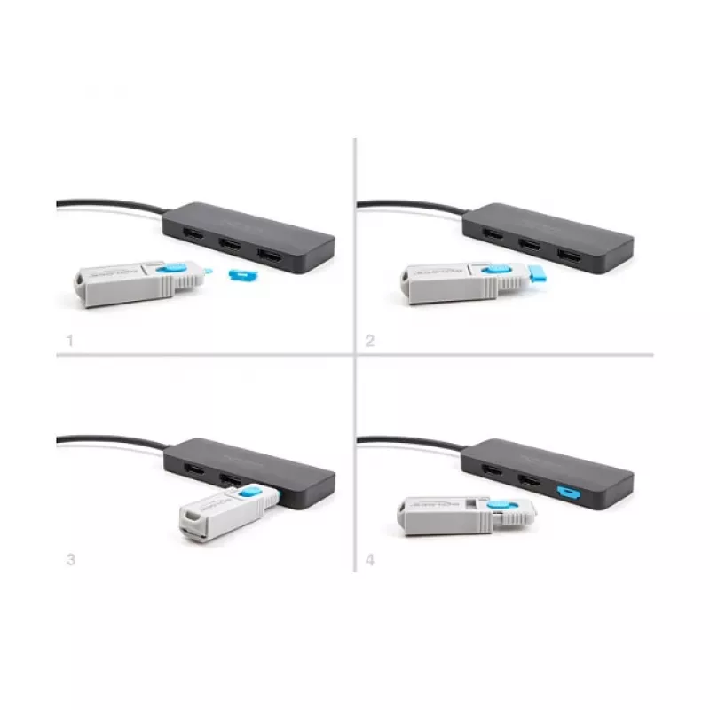 DeLOCK Port Blocker HDMI Female 10 Pack Blue