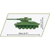 Ehituskomplekt Cobi T-34-85 tanki mudel — 110 osa, vanus 6+, roheline