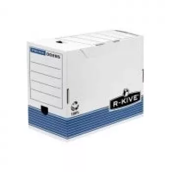 Fellowes arhiivikarp R-Kive PRIMA, valge-sinine (B)200 mm, valmistatud 100% taaskasutatud kartongist, 100% taaskasutatav (0028501)
