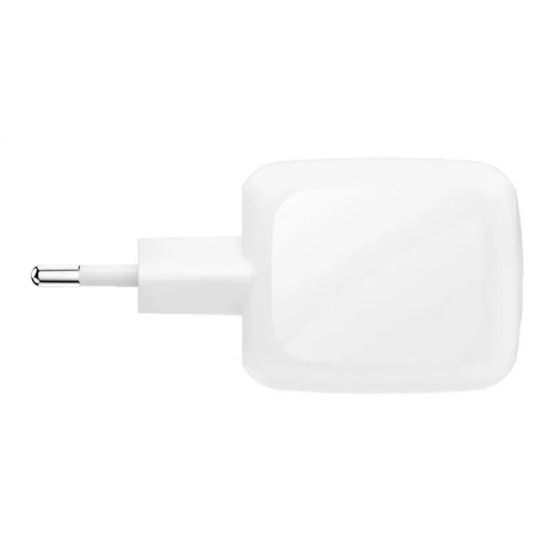 Sisene vahelduvvoolu kiirlaadija Belkin WCH020KQ2MWH-B6 — 2x USB‑C, 2 m sisseehitatud kaabel, valge