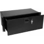 Rack-sahtel Omnitronic SN-4 4U lukuga — 4U rackile paigaldatav liugsahtel seadmete hoidmiseks