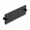 DeLOCK fiiberoptiline pimepaneel must 109mm metallist