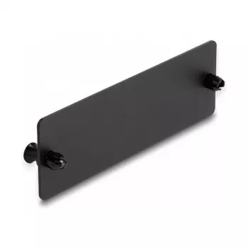 DeLOCK fiiberoptiline pimepaneel must 109mm metallist