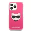 Karl Lagerfeld KLHCP13XTPECPI Iphone 13 Pro Max 6,7 kõva ümbris fuksia/FUSCHIA Choupette pea