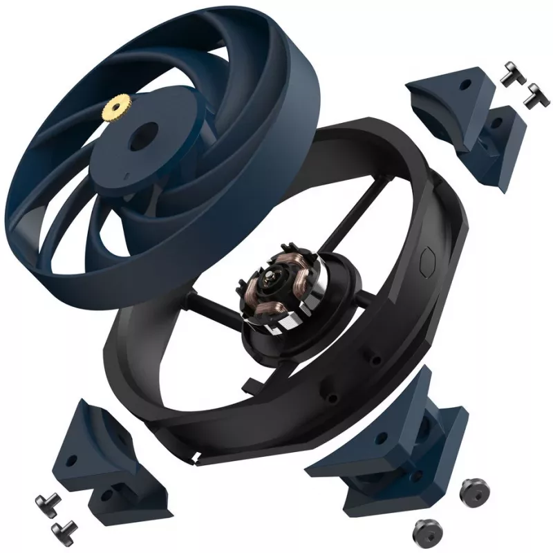 Jahutusventilaator Cooler Master Mobius 120 OC 12 cm Must 3 kiirust 3200 RPM