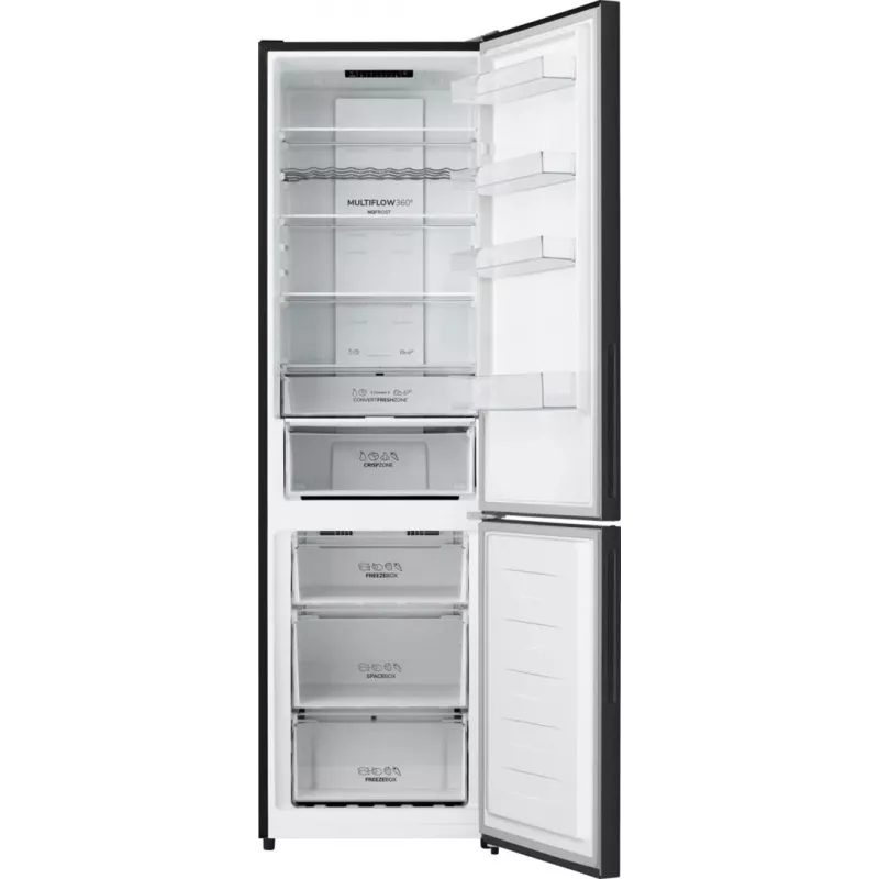 Külmik-sügavkülmik Gorenje NRK620EABG4, eraldiseisev alumise sügavkülmikuga, 336 L kogumaht, 2004 mm kõrgus, A+ energia