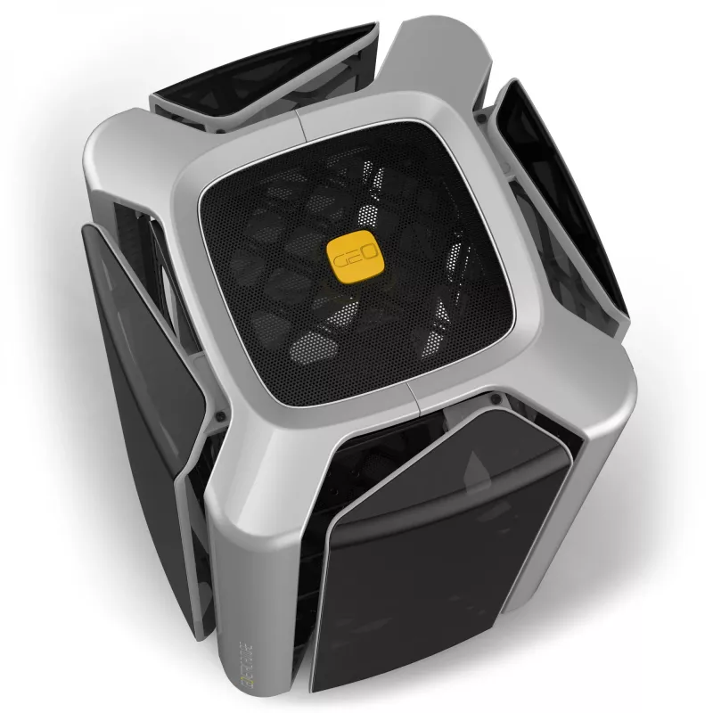 Arvutikorpus Geometric Future M2 THE ARK Case TG - hall