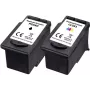 Renkforce tindi kombinatsioonikomplekt asendab Canon PG-560 + CL-561 (3713C006) ühilduv must, tsüaan, magenta, kollane RF-I-C-PG560CL561BKCMY2PK RF-5706084 (RF-5706084)