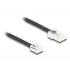 DeLOCK telefonikaabel RJ45-pistik, RJ11-pistik, must, 3 m