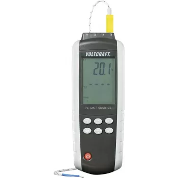 VOLTCRAFT PL-125-T4 temperatuuri mõõteriist -200 kuni +1372 °C Andur tüüp K, J (PL-125-T4)