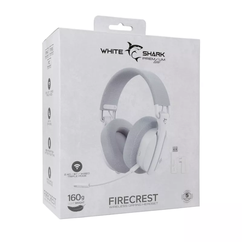 Kõrvaklapid White Shark WGH-2444 Firecrest valge
