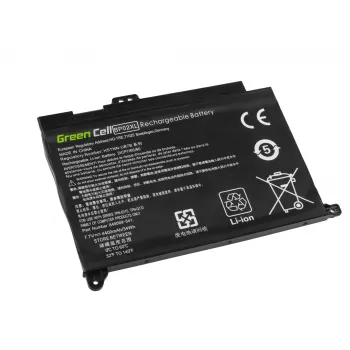 roheline Cell HP150 aku — liitiumpolümeer 4500 mAh, HP Pavilion 15-AU / 15-AW seeriale, must