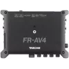 Kaasaskantav helisalvesti Tascam FR-AV4 — 6 kanaliga, 4 XLR kombosisendit + 2x 3,5 mm sisendit, 24/32-bitine, 48/96/192 kHz, MicroSD kuni 512 GB, USB-C, PD