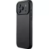 Mujjo Full Leather Case ümbris iPhone 17 Pro Max must