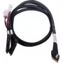 SAS-kaabel ADAPTEC Microchip Technology 2305500-R SlimSAS ×8 kuni 2×2SFF-8639 U.2, 0,8 m, must