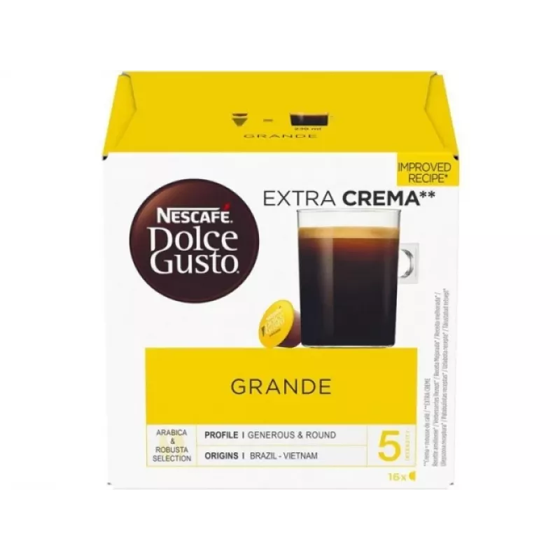 Nescafe Dolce Gusto Grande kohv, 16 kapslit