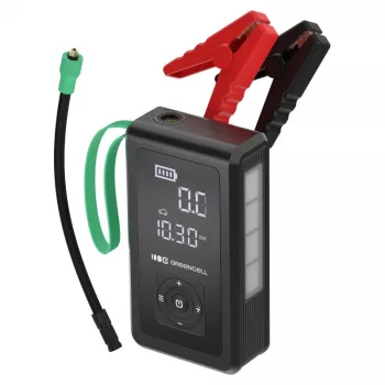 Akupank roheline Cell CJSGC03 8000 mAh Li-Ion, OLED-ekraan, USB-C ja USB-A, 500 mA väljund, sisseehitatud taskulamp