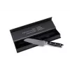 Kohersen Elegance Ebony Wood Santoku nuga Damaskuse teras 12,7 cm